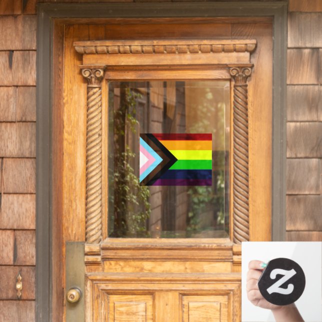LGBTQ+ Pride  Window Cling (Home Door)