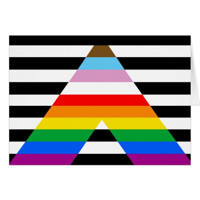 LGBTQ Progress Ally Pride Flag (Front Horizontal)
