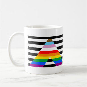 LGBTQ Progress Ally Pride Flag Coffee Mug