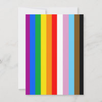 LGBTQ+ Progress Flag Stripes