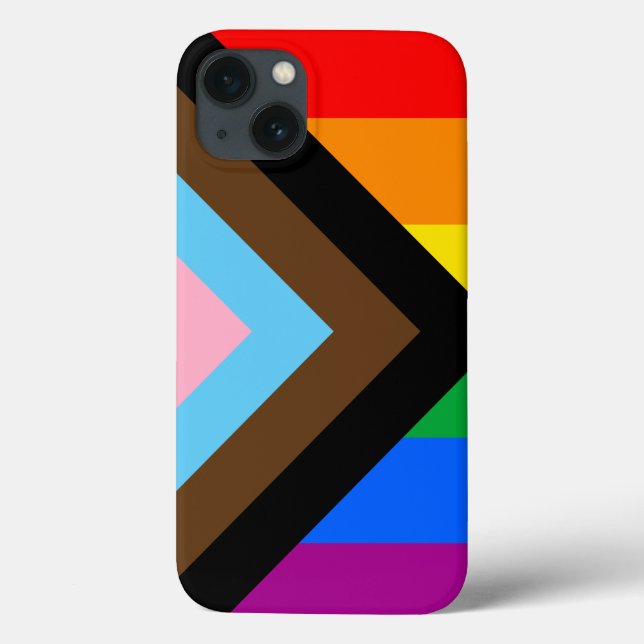 LGBTQ+ Progress Pride Case-Mate iPhone Case (Back)