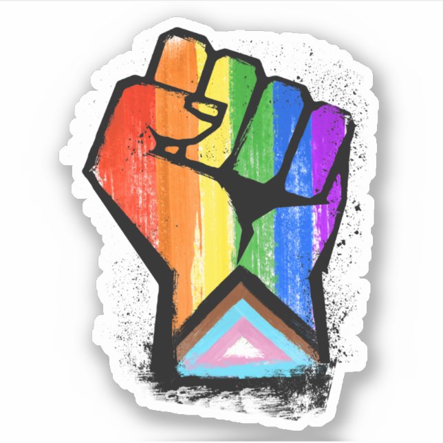 LGBTQ PROGRESS PRIDE FIST (Front)