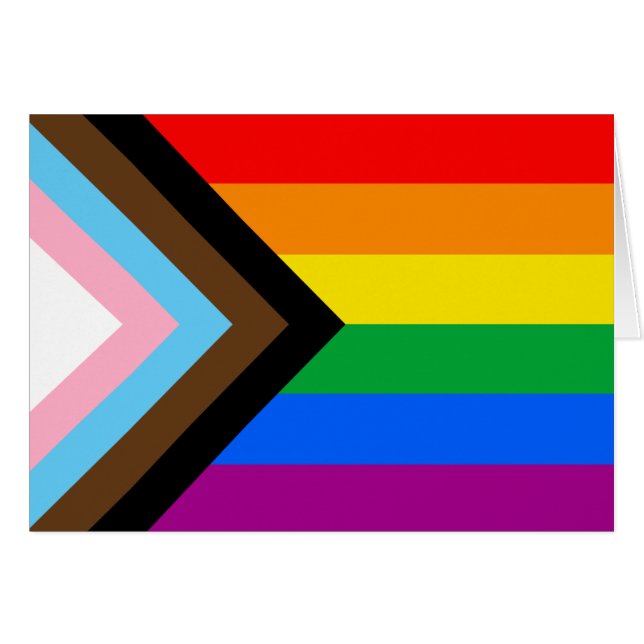 LGBTQ+ Progress Pride Flag (Front Horizontal)