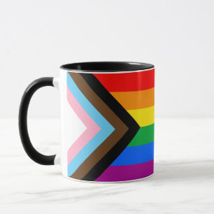 LGBTQ+ Progress Pride Flag Coffee Mug