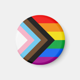 LGBTQ+ Progress Pride Magnet