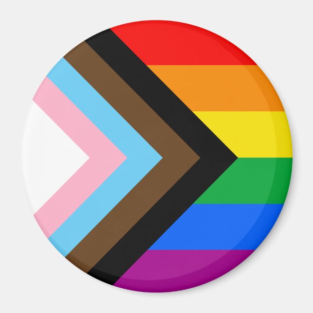 LGBTQ+ Progress Pride Magnet (Front)