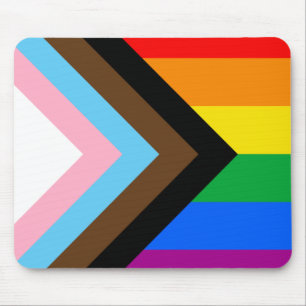 LGBTQ+ Progress Pride Mouse Mat