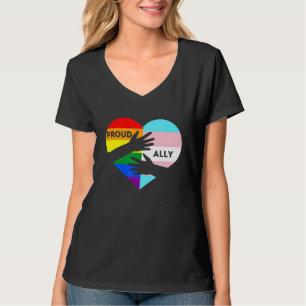 Lgbtq Proud Ally - Trans Pride Transgender Ally T-Shirt