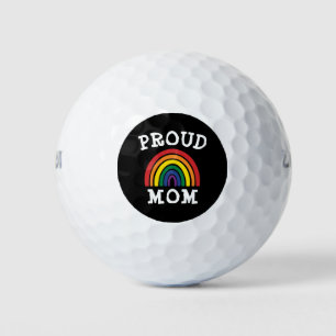 LGBTQ Proud Mummy Gay Pride Rainbow Mother's Day Golf Balls