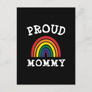 LGBTQ Proud Mummy Gay Pride Rainbow Mother's Day Postcard