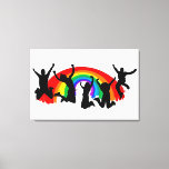 Lgbtq Rainbow Canvas Print<br><div class="desc">Lgbtq Rainbow
Turn your cherished memories into a wonderful work of art with Zazzle’s premium wrapped canvas. Made from an additive-free cotton-poly blend,  our instant-dry canvases make for long lasting,  fade resistant prints. Add your family photos,  vacation pictures,  and other beautiful moments to craft great mementos for your home!</div>