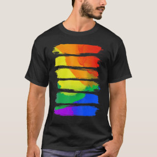 Lgbtq Rainbow Flag Equality Lesbian Gay Bisexual T T-Shirt
