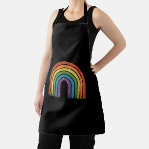 LGBTQ Rainbow Flag Gay Pride LGBT Awareness Ally  Apron