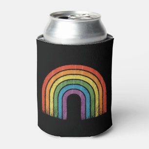 LGBTQ Rainbow Flag Gay Pride LGBT Awareness Ally  Can Cooler