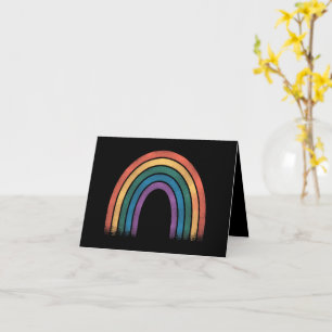LGBTQ Rainbow Flag Gay Pride LGBT Awareness Ally  Card