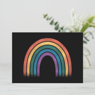 LGBTQ Rainbow Flag Gay Pride LGBT Awareness Ally  Invitation