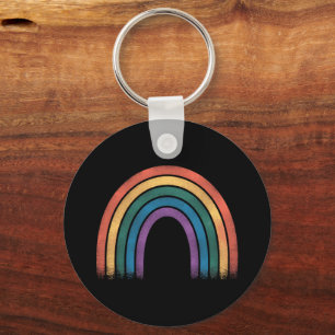 LGBTQ Rainbow Flag Gay Pride LGBT Awareness Ally Key Ring
