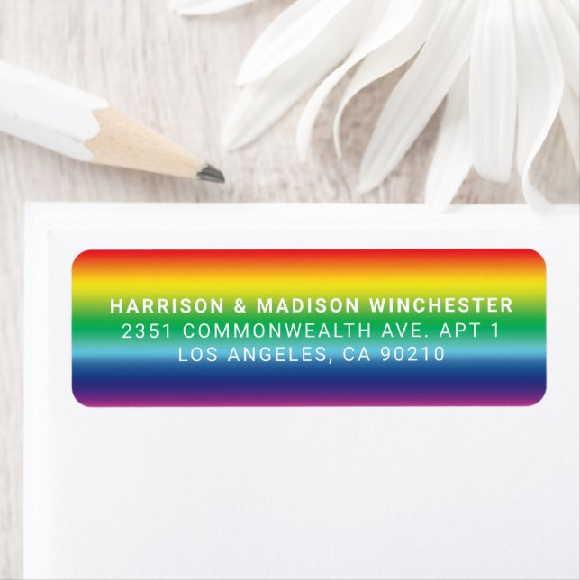 Lgbtq rainbow gradient pattern gay pride flag (Insitu)