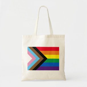 Lgbtq rainbow Inclusive diversity gay pride flag Tote Bag