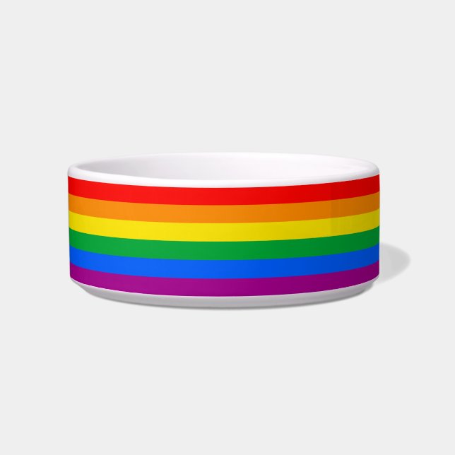 LGBTQ+ Rainbow Pride Flag Bowl (Front)