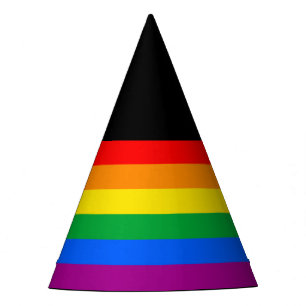 LGBTQ+ Rainbow Pride Flag Party Hat
