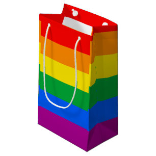 LGBTQ+ Rainbow Pride Flag Small Gift Bag
