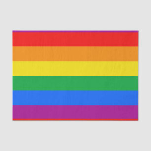 LGBTQ+ Rainbow Pride Flag Tissue Paper