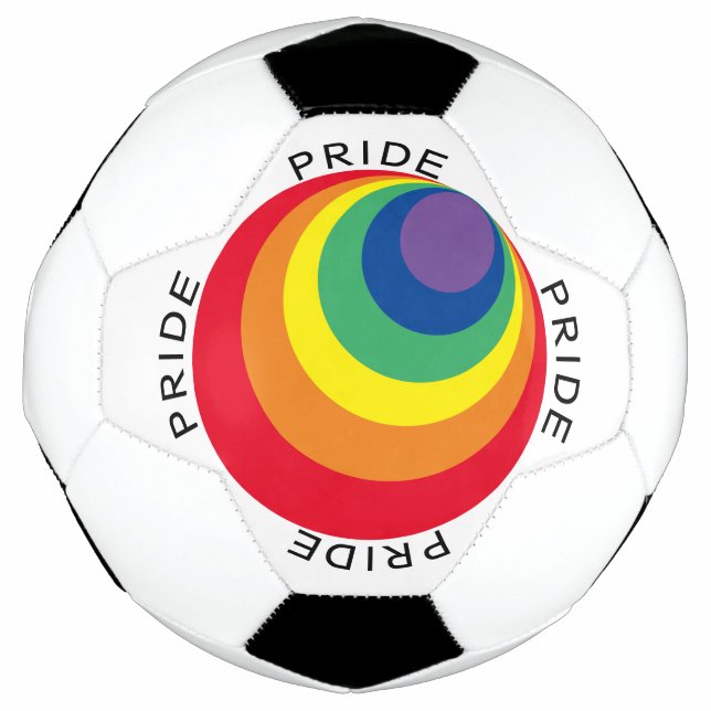 LGBTQ Rainbow Pride Football (Front)
