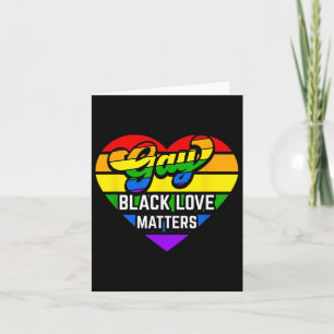Lgbtq Resist Fist Gay Pride Black Love S Awareness Card