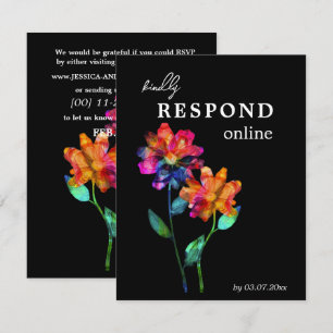 🌈 LGBTQ Respond Online Petals & Pride RSVP Card