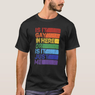 Lgbtq Retro Lgbt Pride Gay Trans Is It Gay Vintage T-Shirt