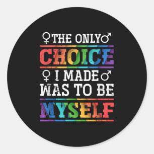Lgbtq Rights Activist Gift Pride Month Lgbt _1 Classic Round Sticker