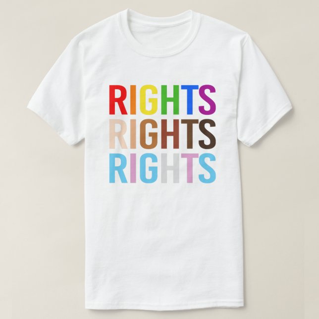LGBTQ+ Rights T-Shirt (Design Front)