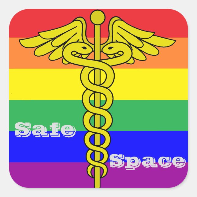 LGBTQ Safe Space Sticker (Front)