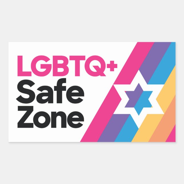 LGBTQ+ Safe Zone Sticker (Front)