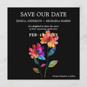 🌈 LGBTQ Save the Date Petals & Pride
