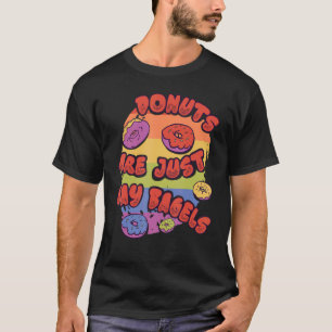 Lgbtq Saying Doughnuts Are Just Gay Bagels Gay Pri T-Shirt