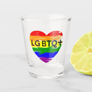 LGBTQ + SHOT GLASS