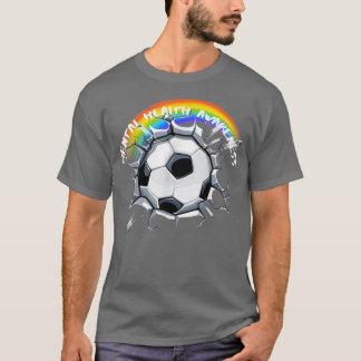 Lgbtq Soccer Pride Mental Health Awareness 3052  T-Shirt