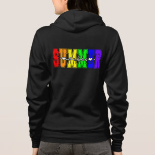 LGBTQ Summer Vibes Rainbow Pride Hoodie