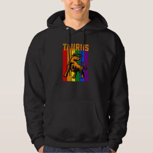 LGBTQ Taurus Zodiac Sign  Vintage Astrology Hoodie