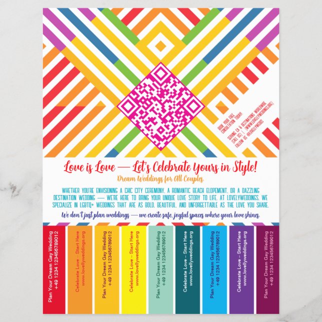 LGBTQ+ tear off flyer (Front)