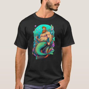 LGBTQ Transgender Gay Muscle Daddy Bear Mermaid Ga T-Shirt