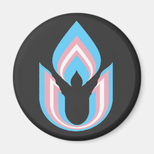 LGBTQ transgender Unitarian Universalism chalice Magnet