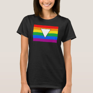 LGBTQ+ Triangle and Rainbow Pride T-Shirt
