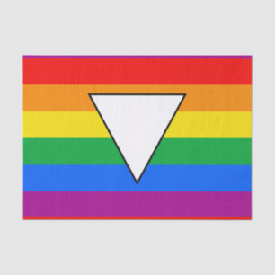 LGBTQ+ Triangle and Rainbow Pride Tissue Paper