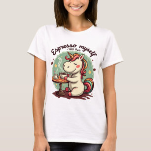 LGBTQ unicorn Espresso Myself T-Shirt