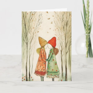 LGBTQ Valentine Anniversary Couple Card