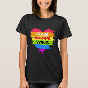 LGBTQ, Valentine's Day, Love always wins_1 T-Shirt