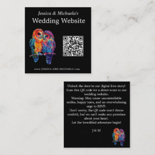 LGBTQ+ wedding web site  Budget Eternal Unity Enclosure Card